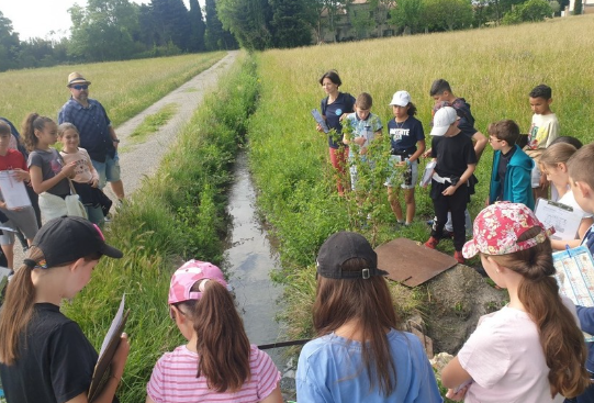 Eau des villes, eau des champs avec les scolaires.