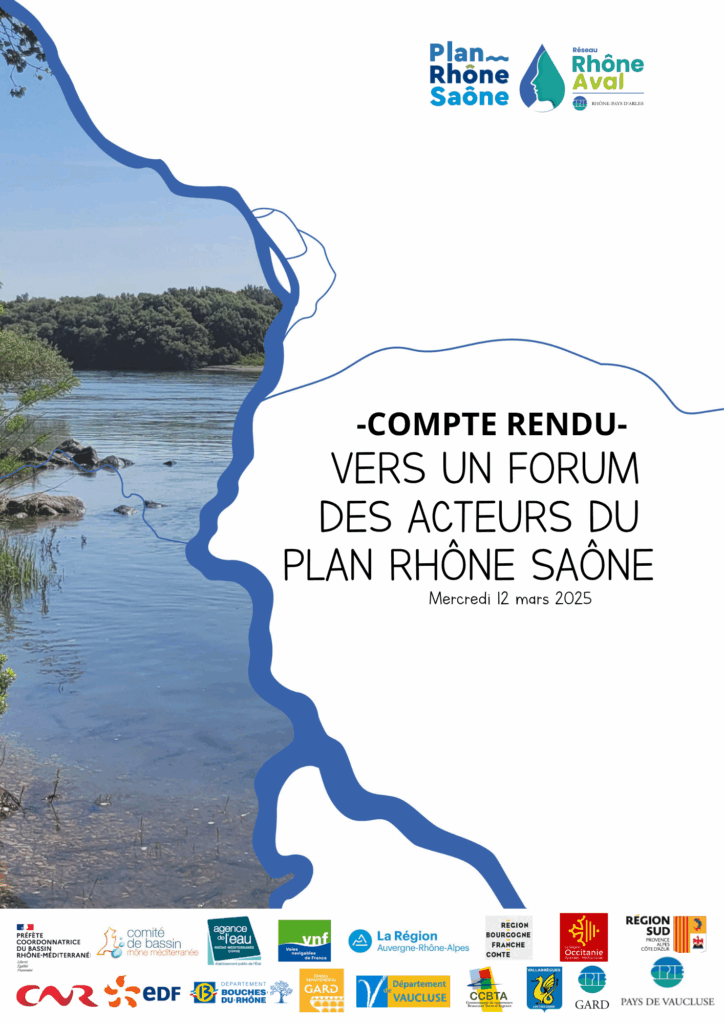Cr vers un forum des acteurs du Plan Rhône Saône
